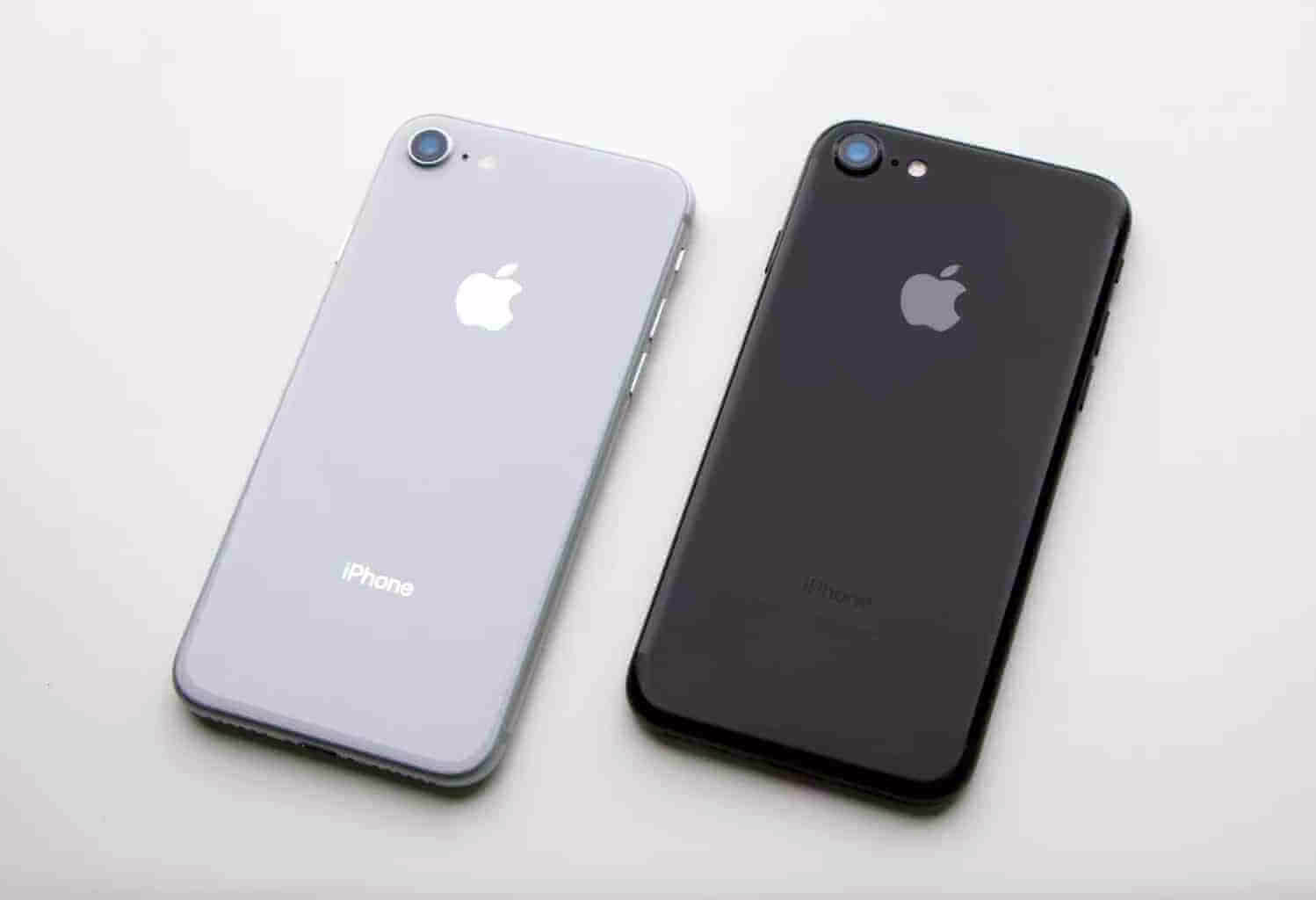 What is the difference between an iPhone 7 and an iPhone 8?