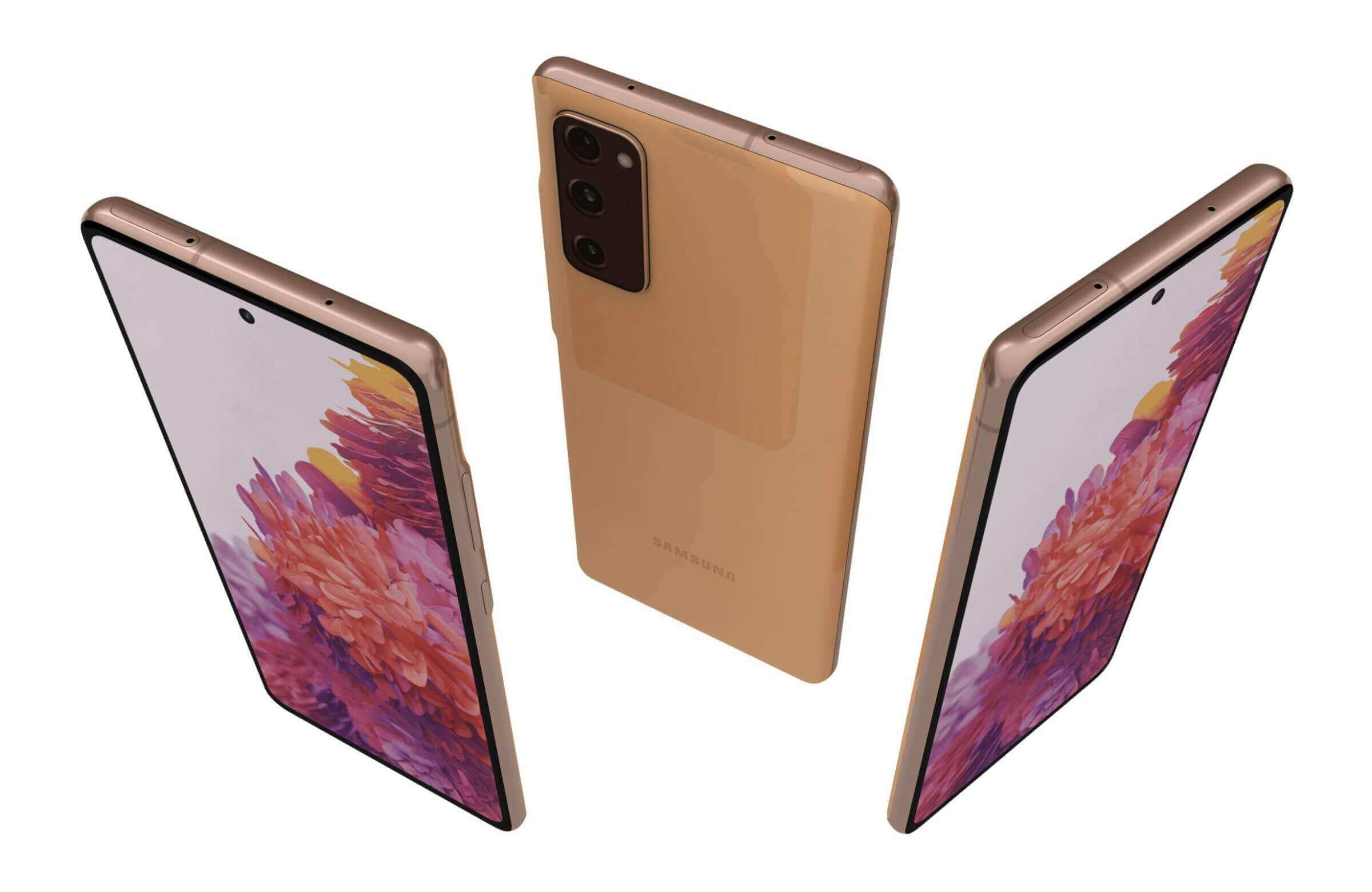Three angles of a smartphone displayed.