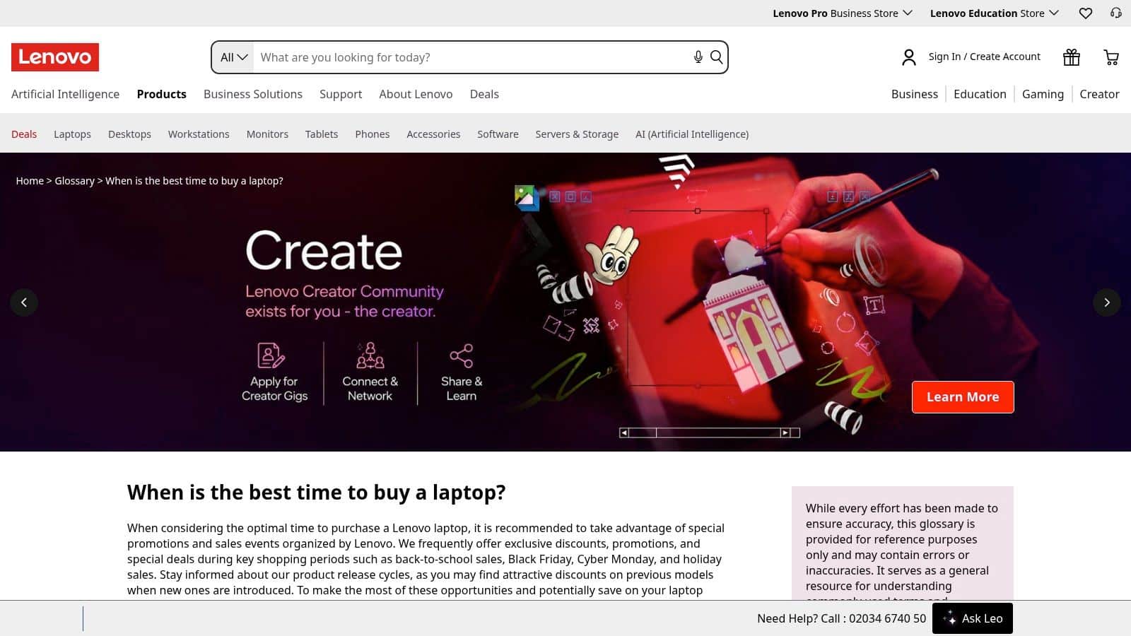 Lenovo Laptop Deals UK: An Insider's Buying Guide 2026 3 Screenshot from https://www.lenovo.com/gb/en/glossary/best-time-to-buy-laptop/