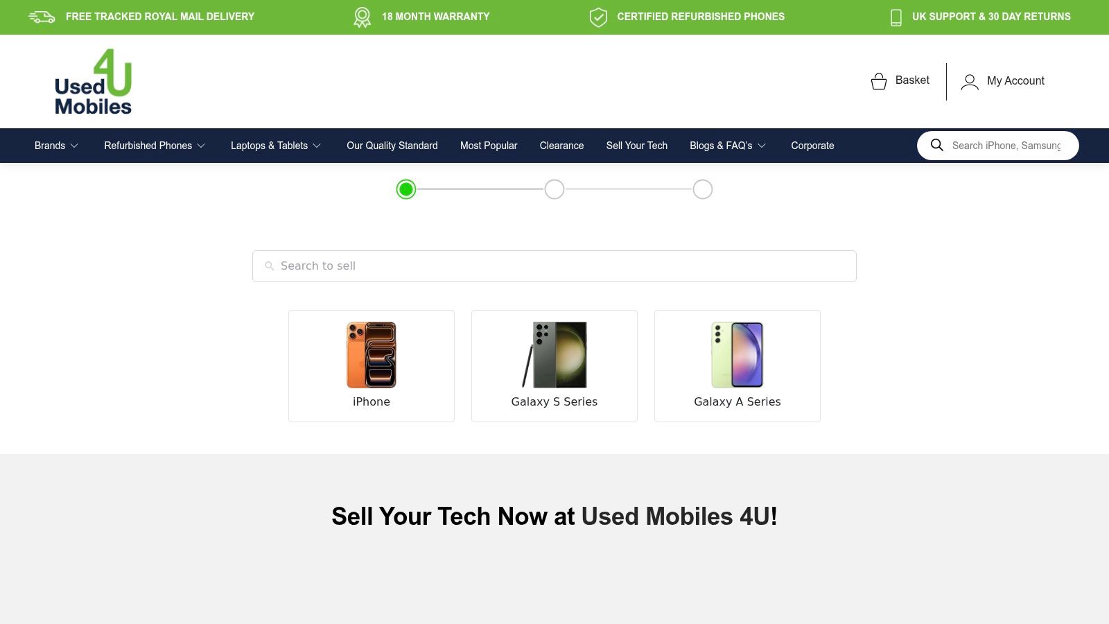 How to Trade a Mobile Phone: A UK Expert's Guide 2026 4 Screenshot from https://usedmobiles4u.co.uk/sell-your-tech